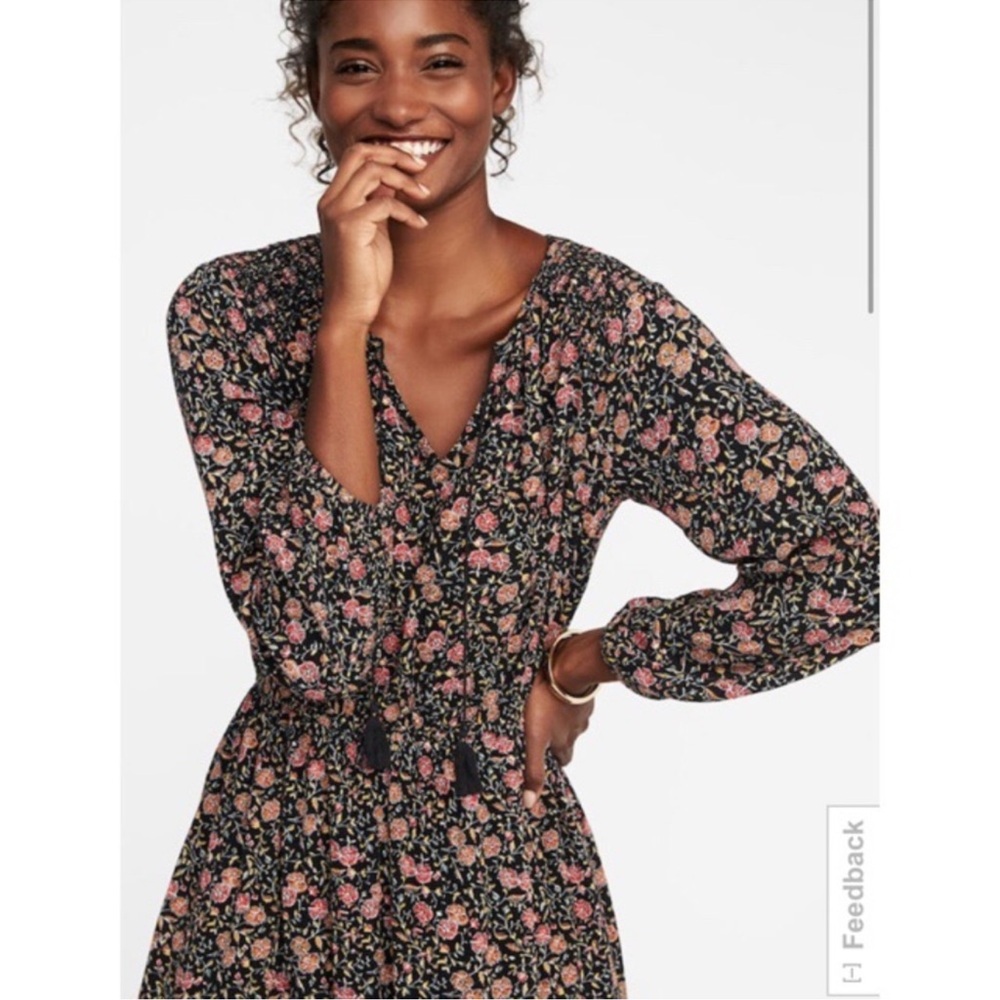 Old Navy Midi Peasant Dress M